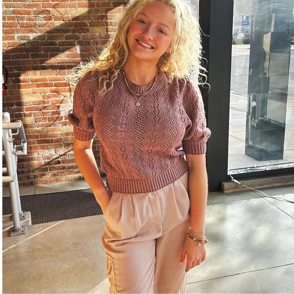 FREE PEOPLE ELOISE PULLOVER Sweater Size large NWT - Picture 2 of 6